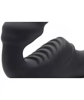 Slim Rider Strapless Vibrating Silicone Strap On