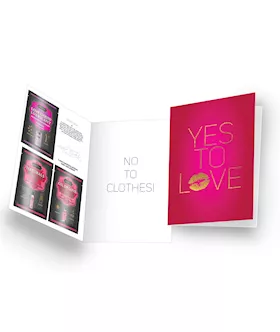Naughty Notes Greeting Card Yes to Love