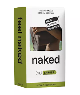 Four Seasons Naked Larger Condoms - 12 Pack