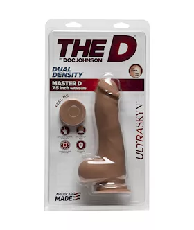 The Master D Ultraskyn Dildo With Balls