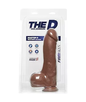 The Master D Firmskyn Dildo With Balls