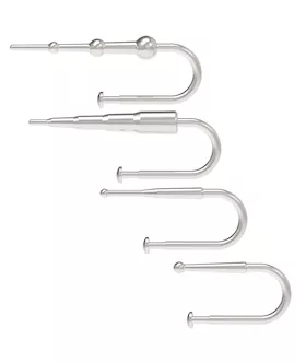 Kink - Silicone And Stainless Steel Ring And Plug Set