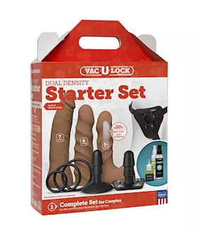 Doc Johnson Vac-u-lock Dual Density Starter Set