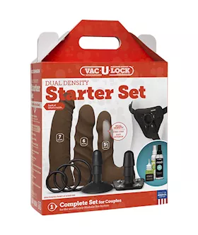 Doc Johnson Vac-u-lock Dual Density Starter Set