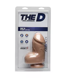 Doc Johnson Firmskyn Fat Dildo With Balls