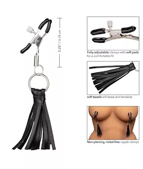 Nipple Play Playful Tassels Nipple Clamps
