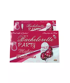 Bachelorette Pecker Party Mylar Balloons