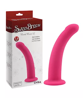 Bend Over Suction Cup Dildo - 7 Inch