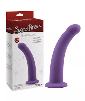 Bend Over Suction Cup Dildo - 7 Inch