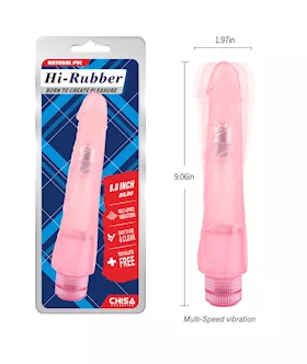Hi-rubber Realistic Vibrator