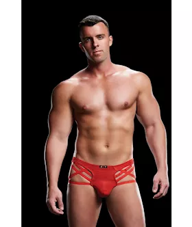 Baci Low Rise Thong With Straps
