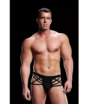 Baci Low Rise Thong With Straps