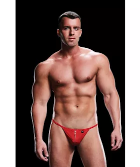 Low Rise Zipper G-string 