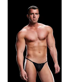 Low Rise Zipper G-string