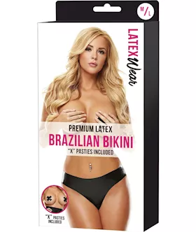 Premium Latex Brazilian Bikini - S/m