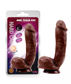 Hard On Suction Dildo With Balls
