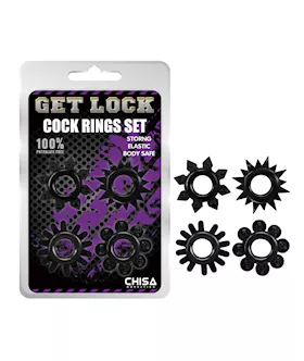 Sentra Cock Rings - Set Of 4