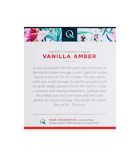 Exotiq Massage Candle Vanilla Amber 