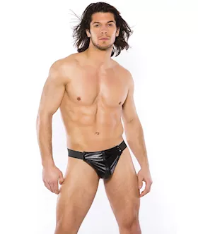 Wet Look Thong