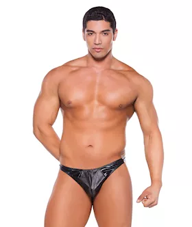 Zeus Men's Wetlook Thong