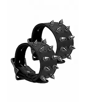 Ouch Skulls and Bones  Handcuffs with Spikes