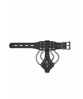Ouch! Skulls And Bones - Bracelet With Skulls & Chains 