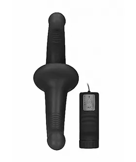 Vibrating Silicone Strapless Strapon