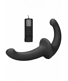 Vibrating Silicone Strapless Strapon
