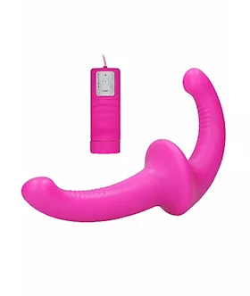 Vibrating Silicone Strapless Strapon 