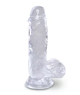 King Cock Clear Dildo With Balls - 5 Inch