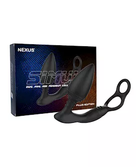 Simul8 Plug Edition Vibrating Dual Motor Anal Cock And Ball Toy