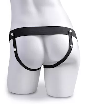Fetish Fantasy Hollow Squirting Strap-on With Balls