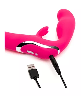 Happy Rabbit Strapless Strap On Rabbit Vibe 