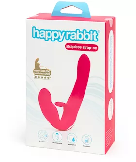 Happy Rabbit Strapless Strap On Rabbit Vibe 