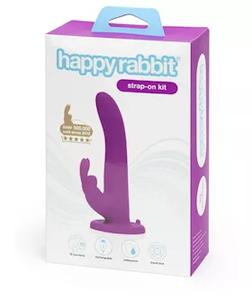 Happy Rabbit Vibrating Strap On Harness Set