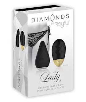Playful Diamonds The Lady - Rechargeable Panty Vibrator 
