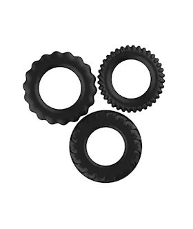 Silicone Cock Rings  3 Pack