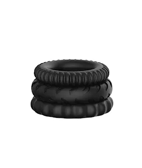 Silicone Cock Rings - 3 Pack