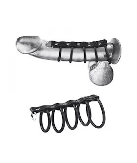 5 Ring Rubber Gates Of Hell Cock Rings