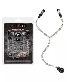Nipple Play Weighted Dual Tier Nipple Clamps