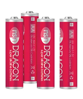 Dragon Alkaline AA Battery 4Pack