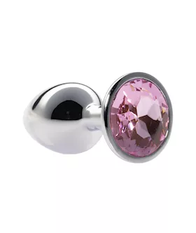 Kink Range Alloy Gem Butt Plug - 2.8 Inch