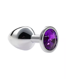 Kink Range Alloy Gem Butt Plug  32 Inch