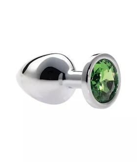 Kink Range Alloy Gem Butt Plug  32 Inch