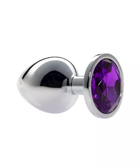 Kink Range Alloy Gem Butt Plug  37 Inch