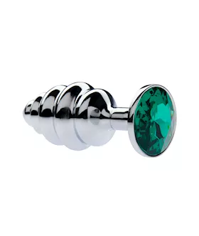 Kink Range Alloy Gemmed Butt Plug - 2.9 Inch