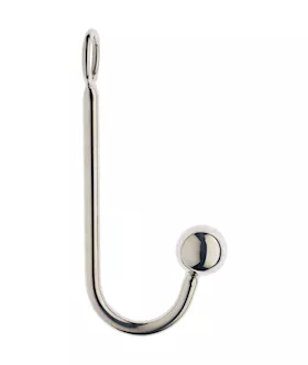 Kink Stainless Steel Anal Hook  Extra Large