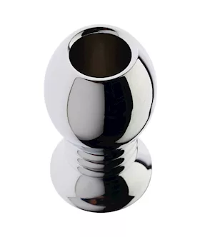 Kink Range Ribbed Alloy Enema Ball  27 Inch