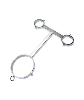 Kink Range Neck And Hand Cuffs - Small