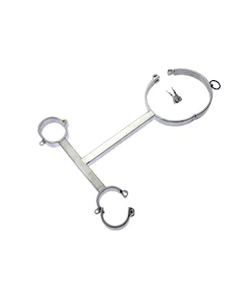 Kink Range Neck And Hand Cuffs - Large
